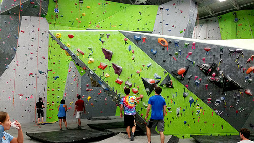 Spooky Nook Climbing Gym Boulder